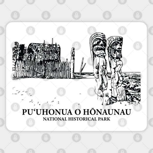 Pu‘uhonua o Hōnaunau National Historical Park Sticker by Lakeric